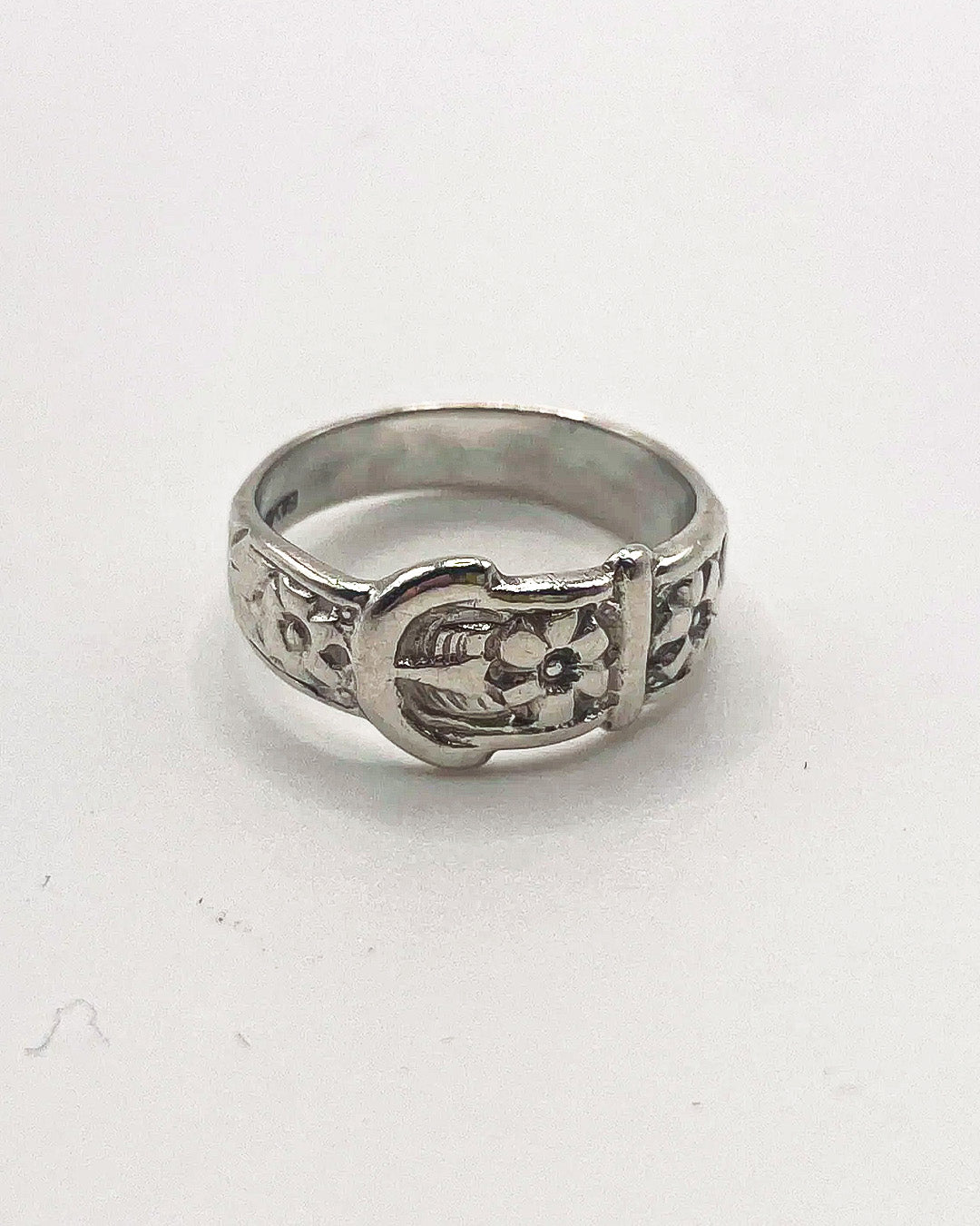 flower belt ring