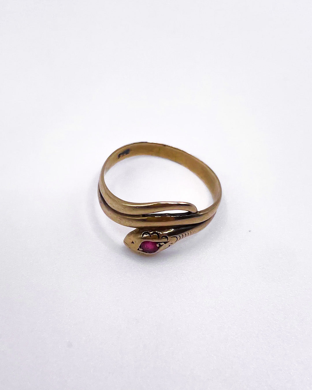 golden snake ring