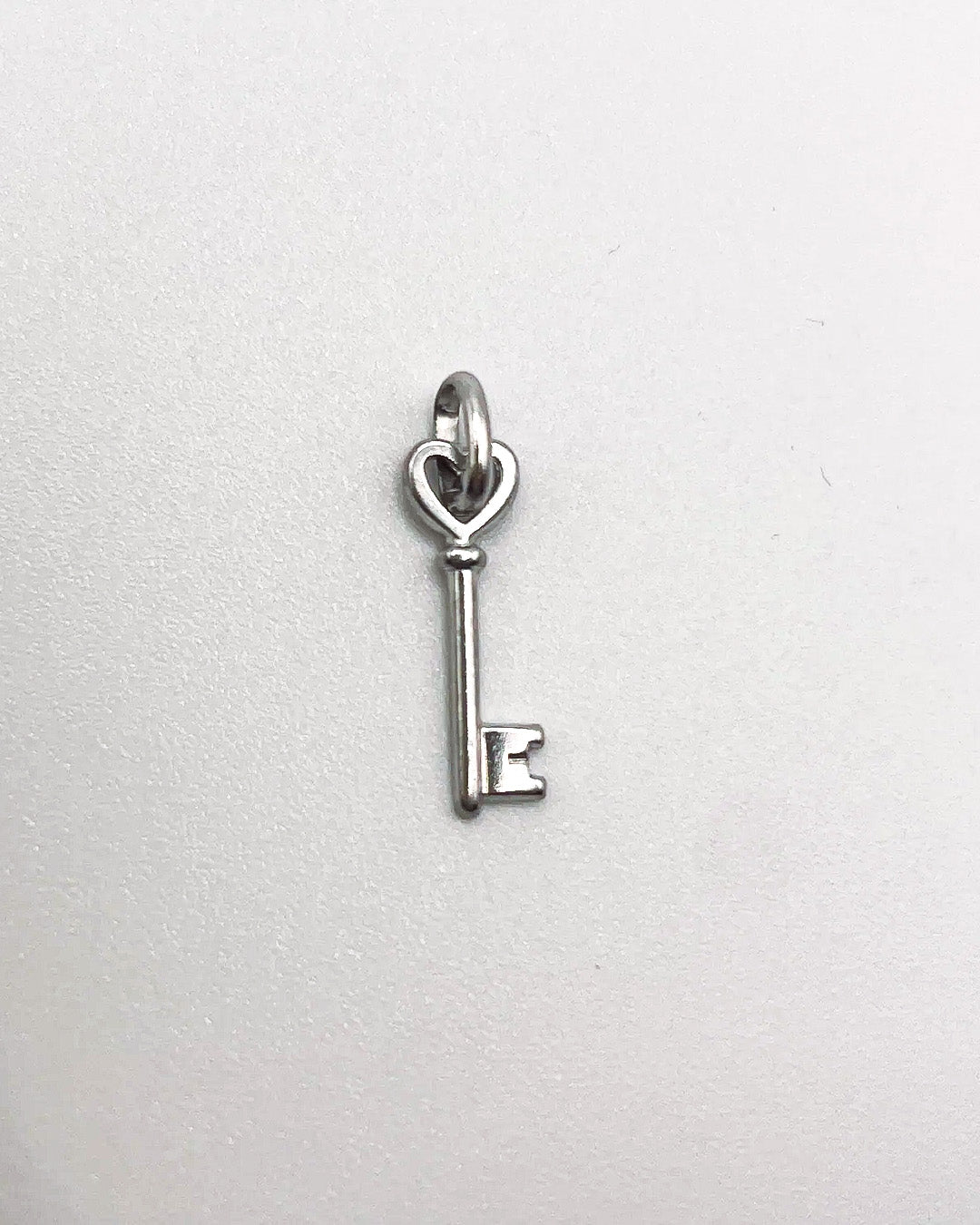heart key silver