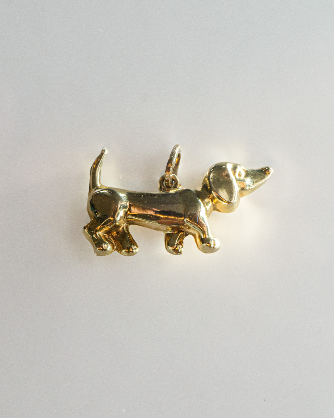 hot dog gold charm