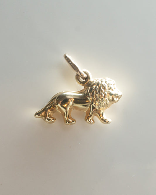 lion king gold charm