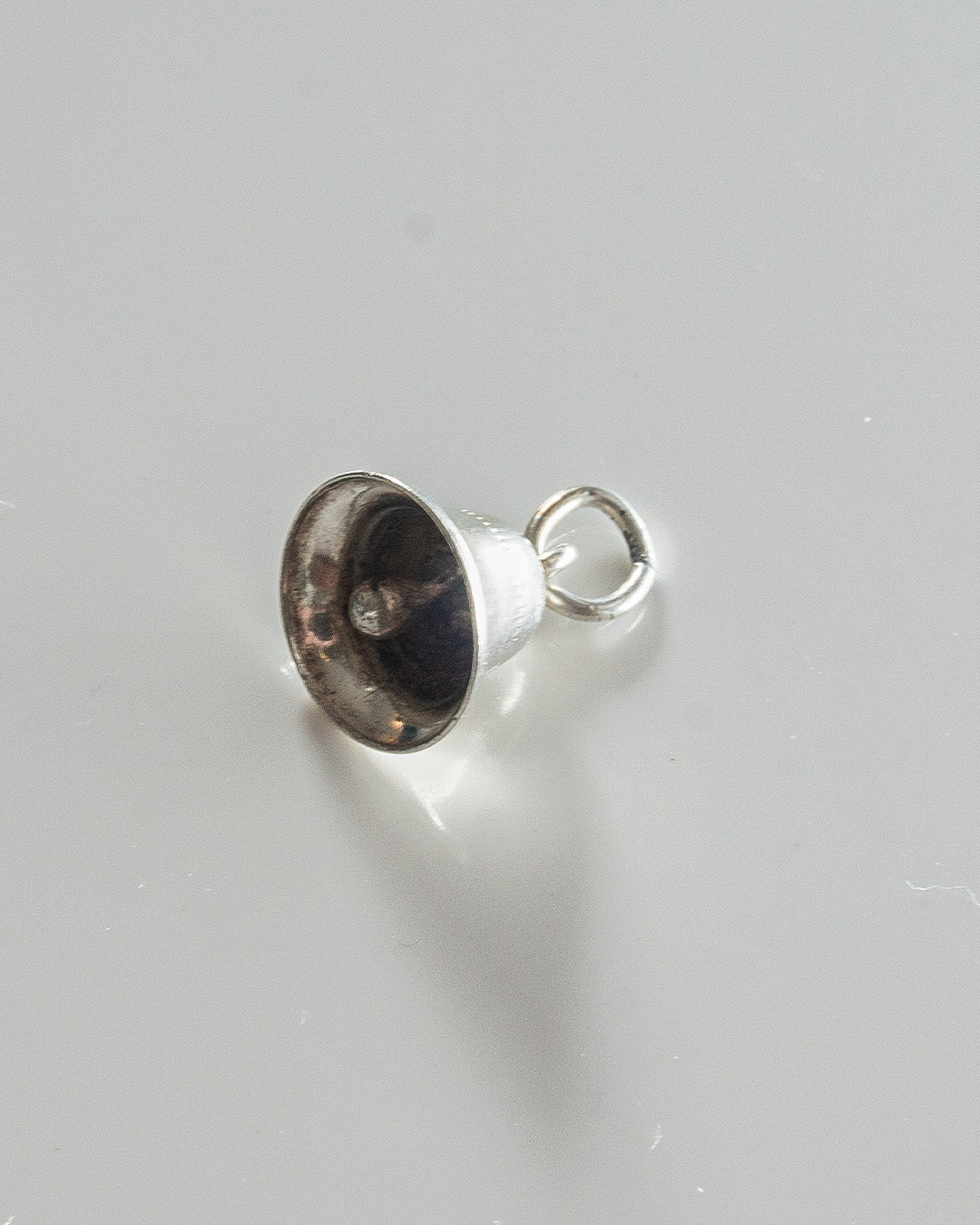 little silver bell charm