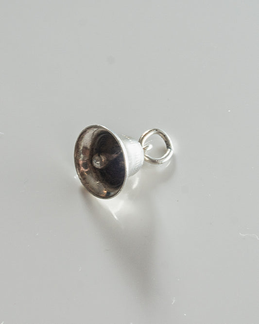 little silver bell charm