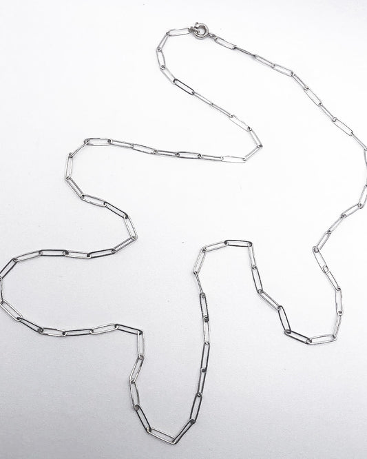 long & very fine bicycle necklace