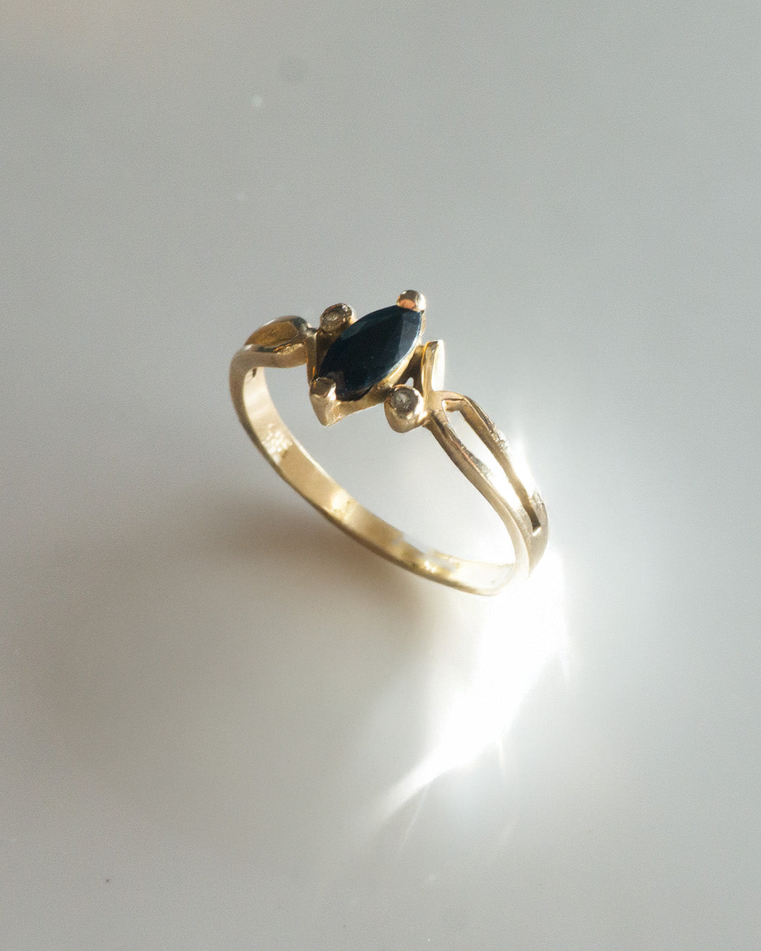 painted black ring