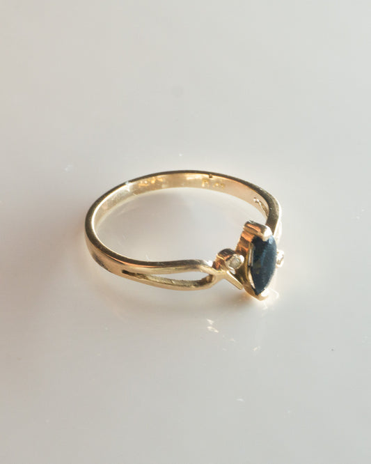 painted black ring