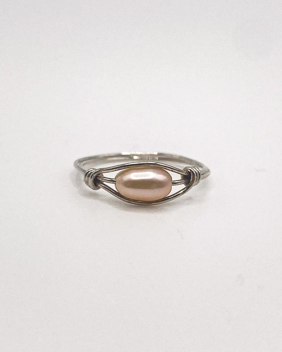 rose pearl ring
