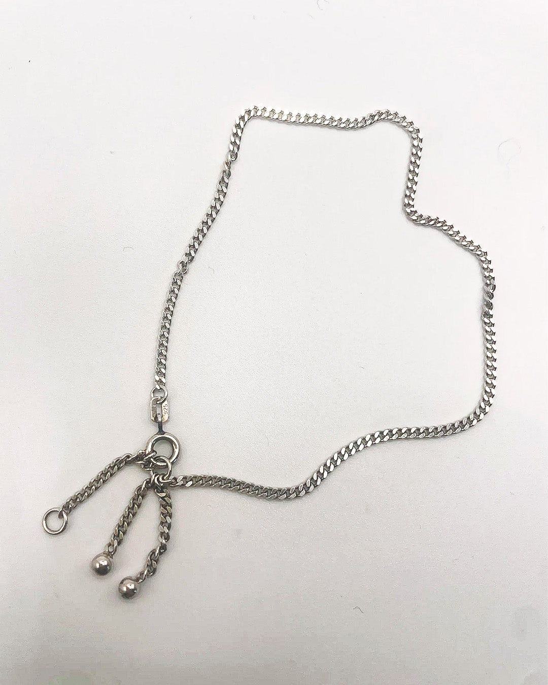 silver anklet