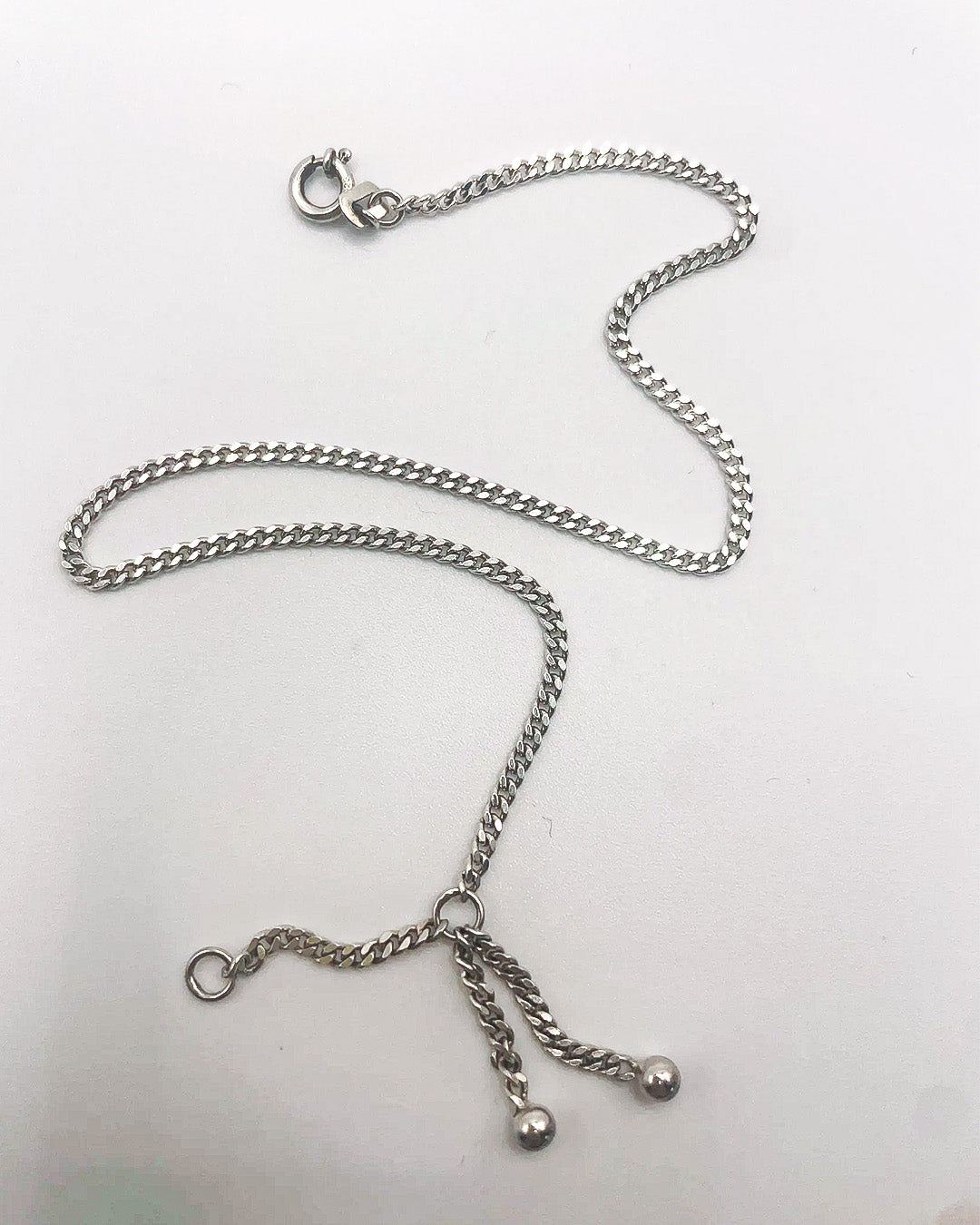 silver anklet