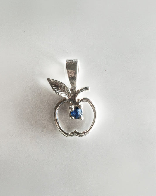 silver apple charm