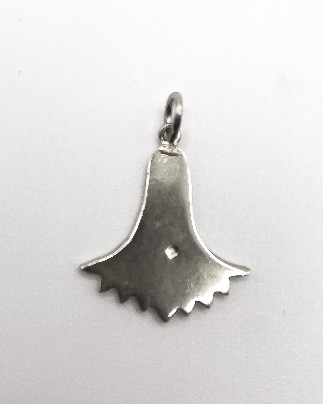 silver carnation charm