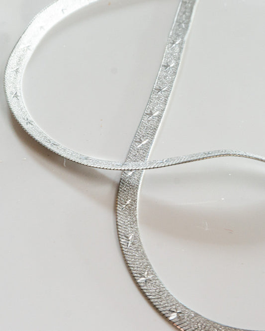 star snake silver necklace 43