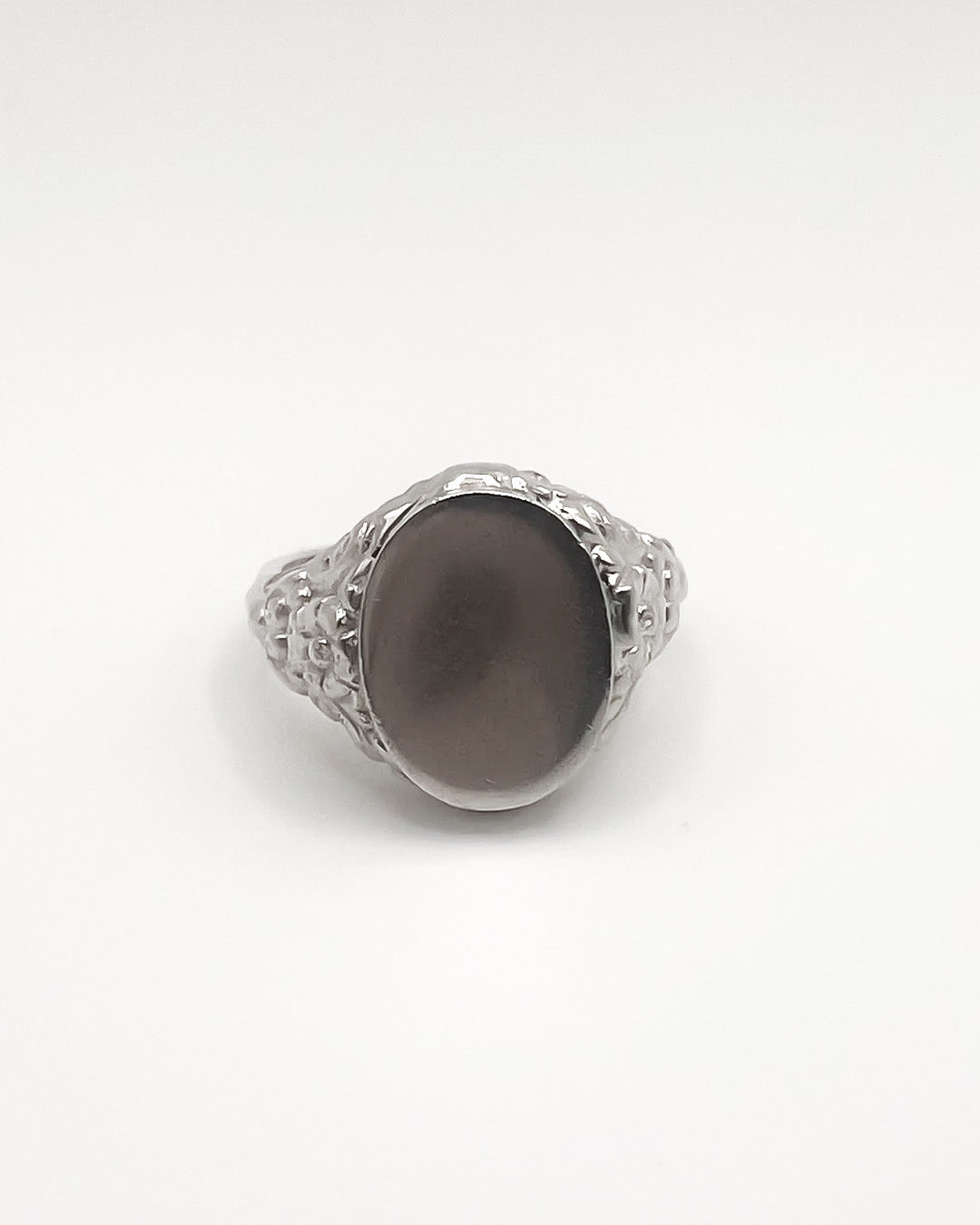 the big flower signet ring