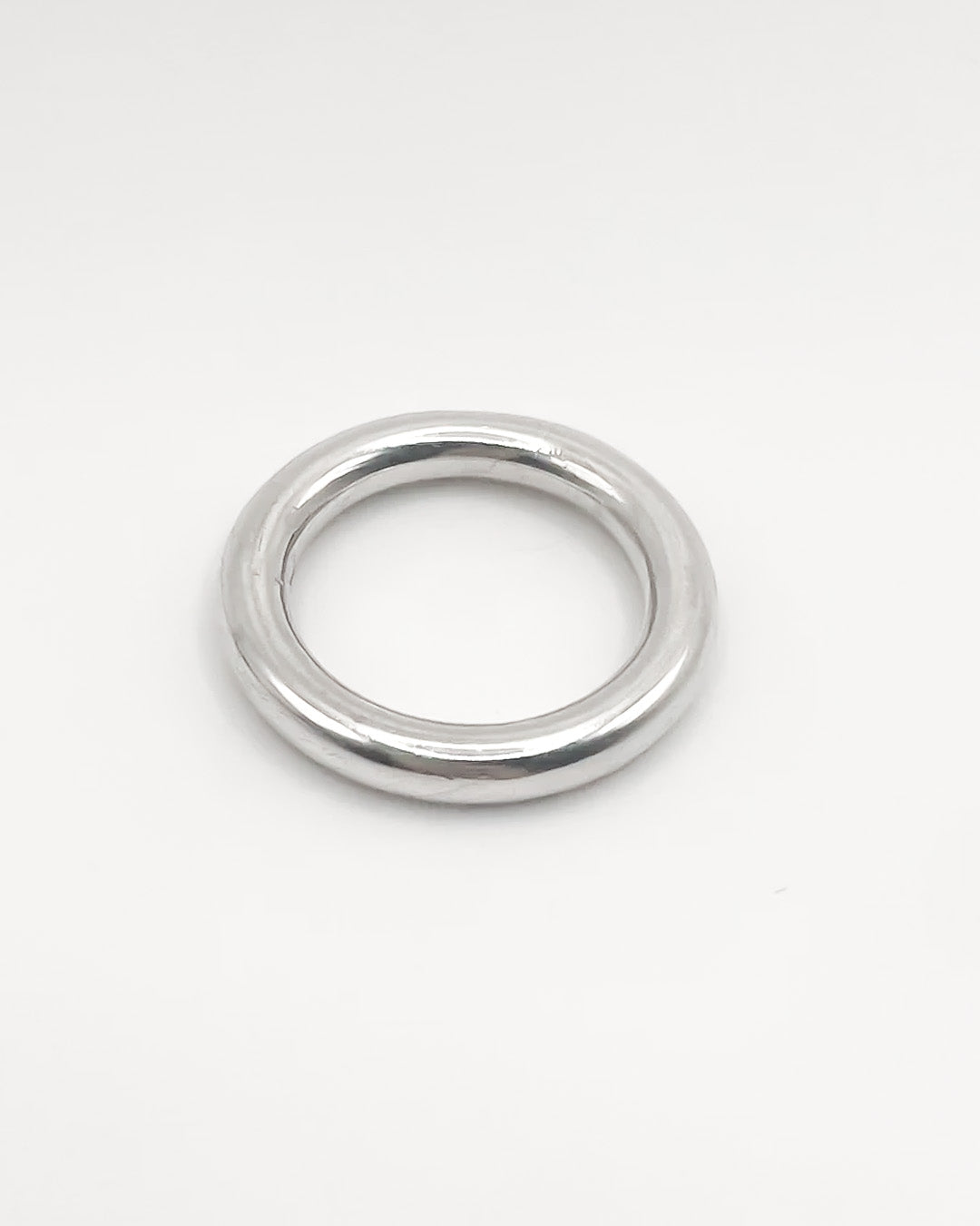 the simple bold silver ring