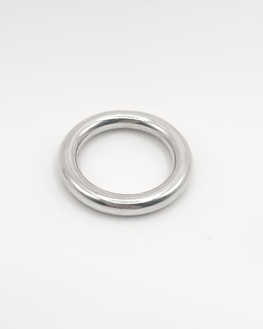 the simple bold silver ring