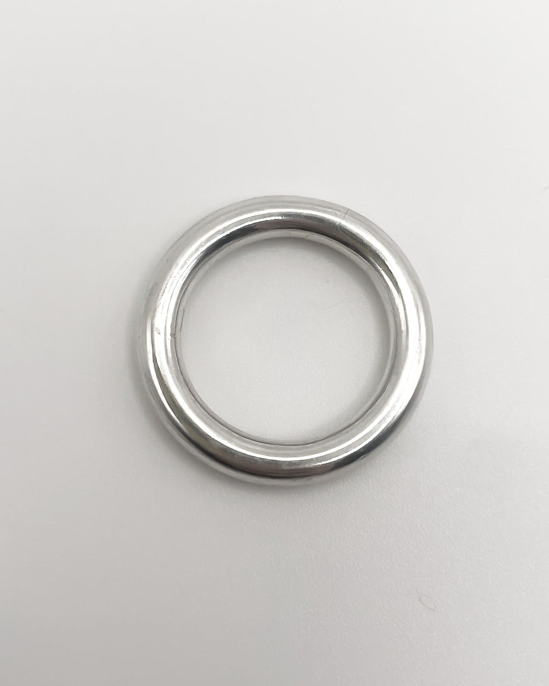 the simple bold silver ring
