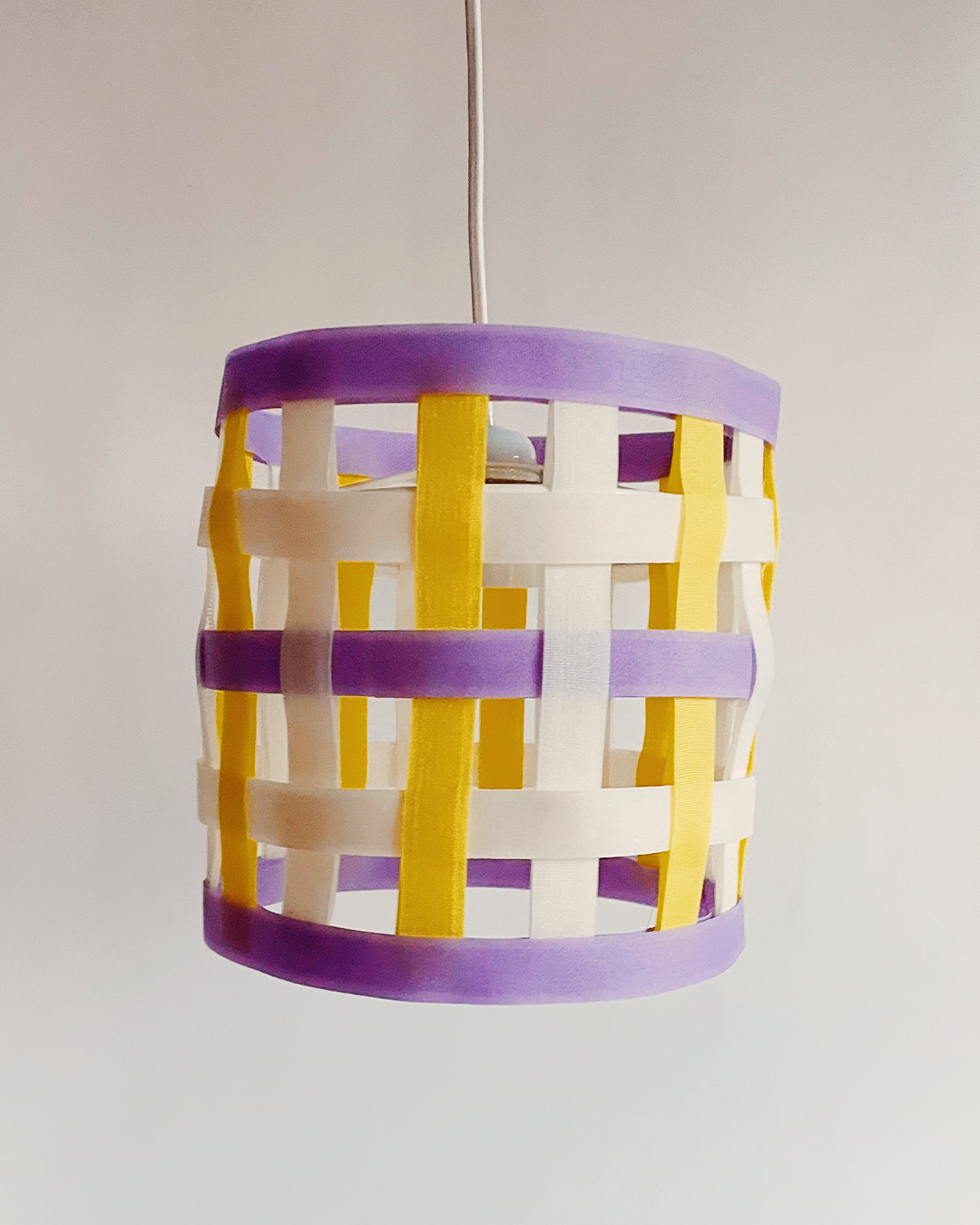 TUFFO Lampshade - PURPLE - YELLOW - BEIGE