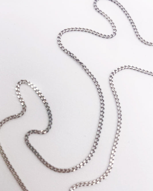 very fine silver necklace
